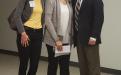 Melissa Hilvers, Barb Elking, and Jeff Hazel Celina Mayor
